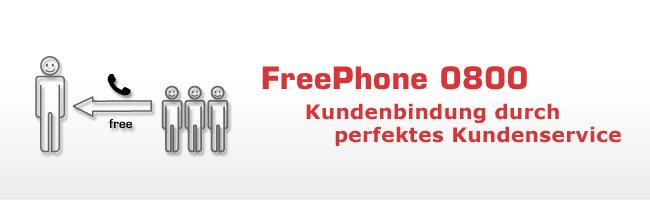 FreePhone 0800 Servicenummer: Kundenbindung durch perfektes Kundenservice