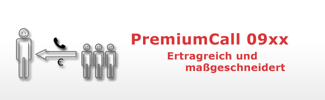 PremiumCall Servicenummer: Ertragreich und massgeschneidert, Abrechnung pro Anruf