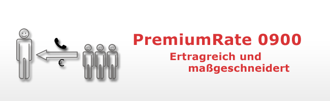 PremiumRate 0900 Servicenummer: Ertragreich und massgeschneidert 