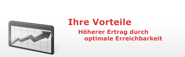 Ihre Vorteile: Höherer Ertrag durch Kundenorientierte Erreichbarkeit